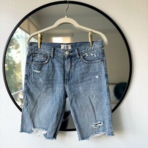We The Free Caroline Bermuda Cutoff Jean Shorts, Women’s 26
